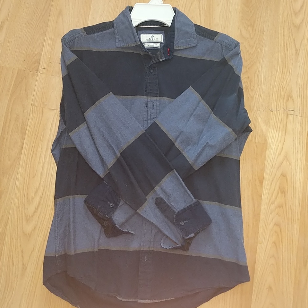 Mens CTF Tailored Flannel Button Shirt